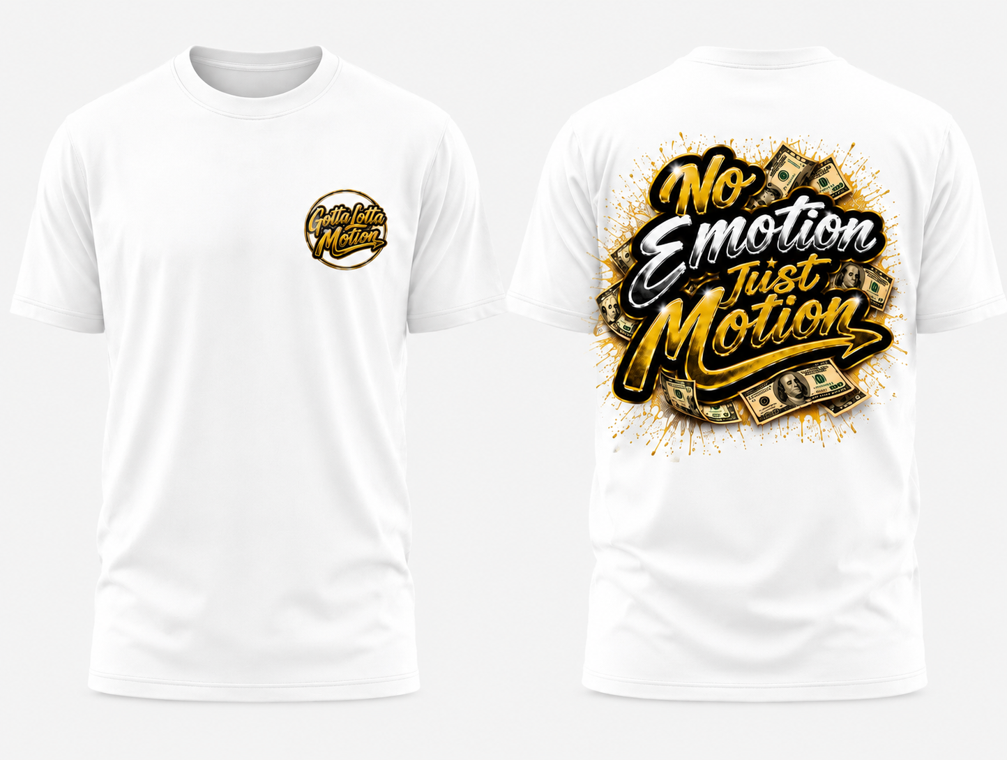 GLM Back Print White Tee