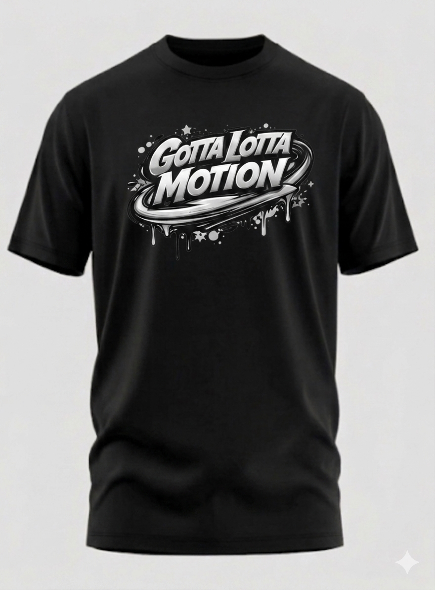 Exclusive B/W Autism Motion T-Shirt