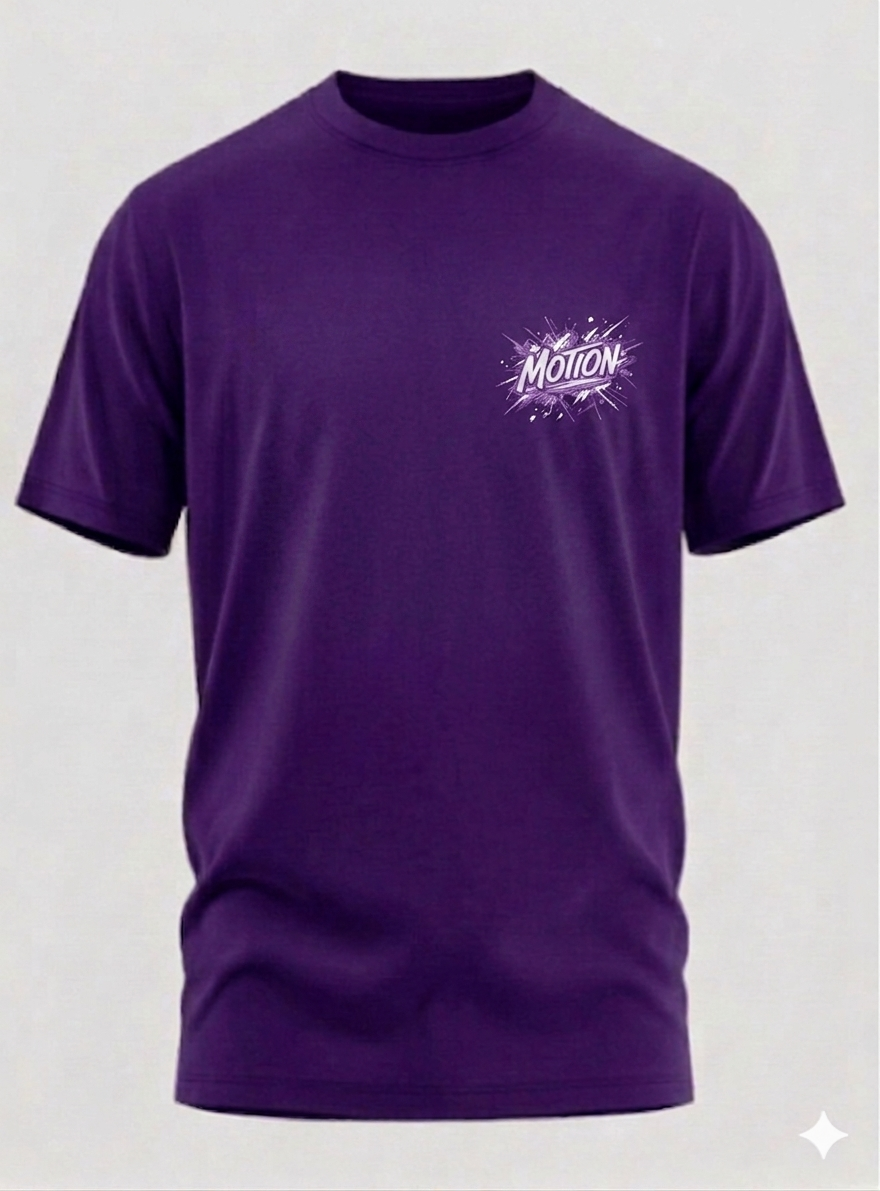 Exclusive Purple Motion Never Stops T-Shirt